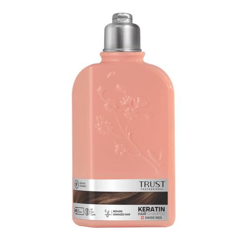 شامپو سر کراتین تثبیت رنگ مو مناسب انواع مو 250میلی لیتر