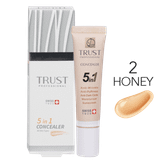 کانسیلر تراست هانی بژ 15 میل پوشاننده سیاهی و پف دور چشم SPF30