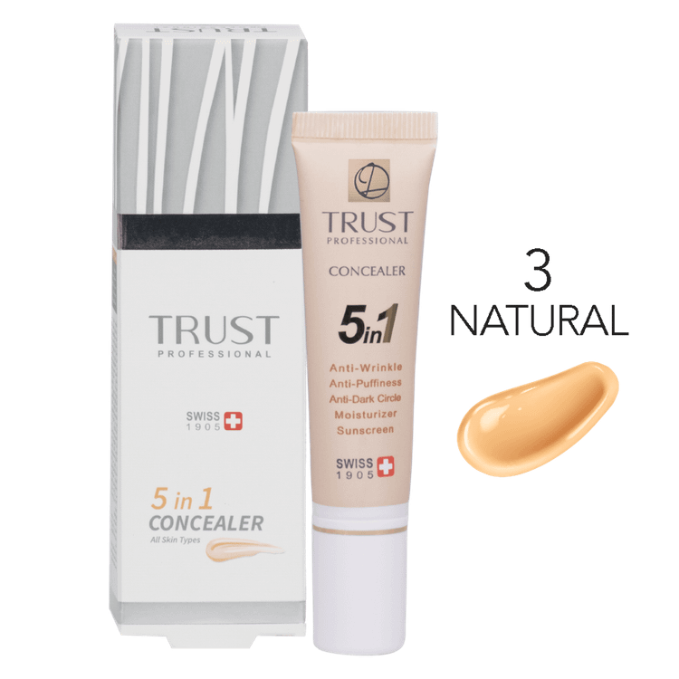 کانسیلر تراست نچرال بژ 15 میل ضد چروک و ضد آفتاب دور چشم SPF30