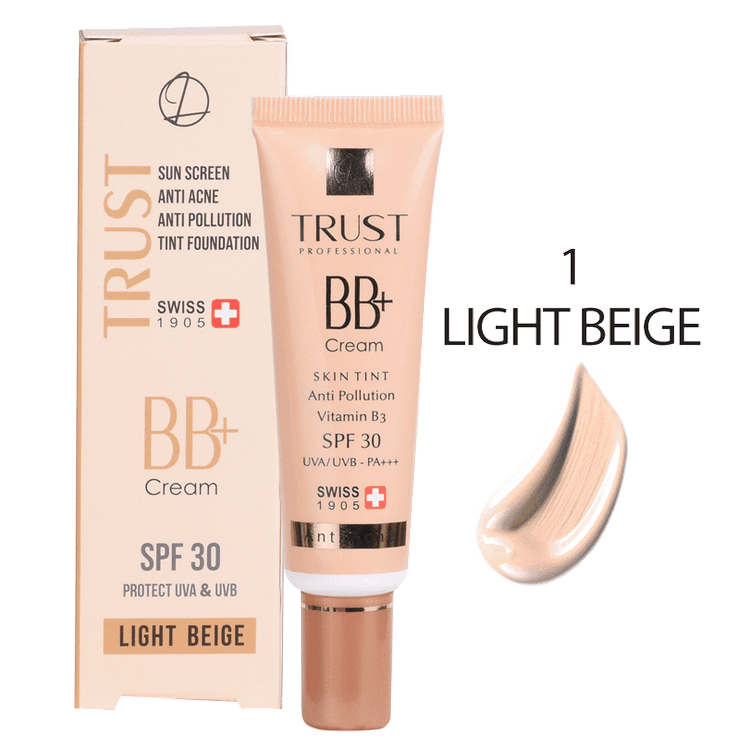 بی بی کرم پلاس تراست شماره 1 بژ روشن 30 میل ضد آکنه و آبرسان پوست