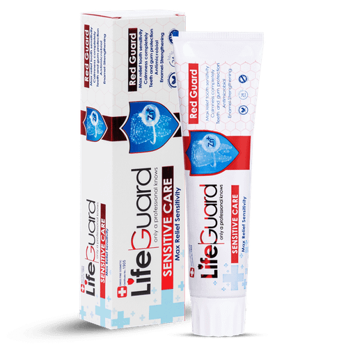 خمیر دندان حساس Red Guard لایف گارد ضد درد دندان 120 گرم